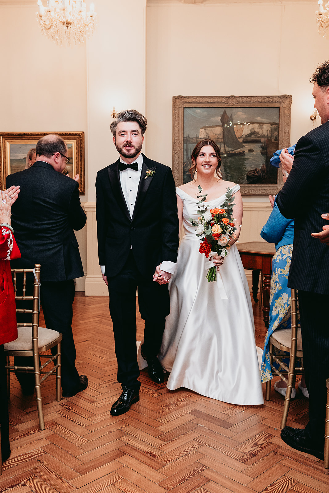 A couple during their Brighton Town Hall ceremony