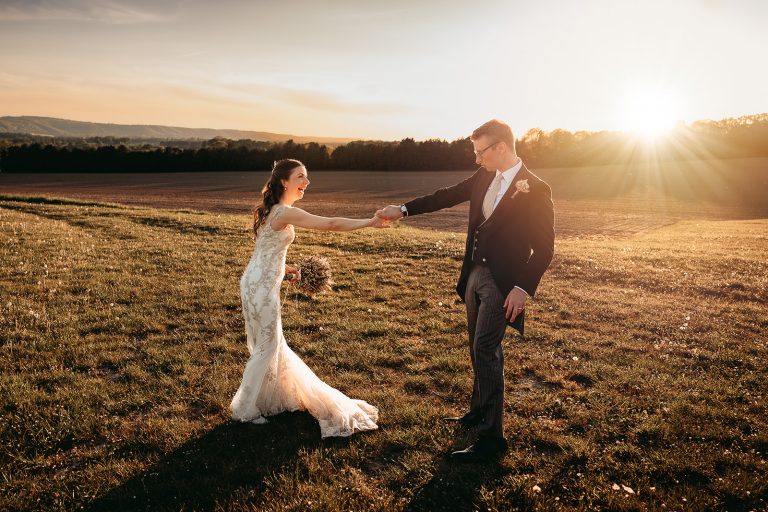 Jodie and Jordan at Fitzleroi Barn in West Sussex